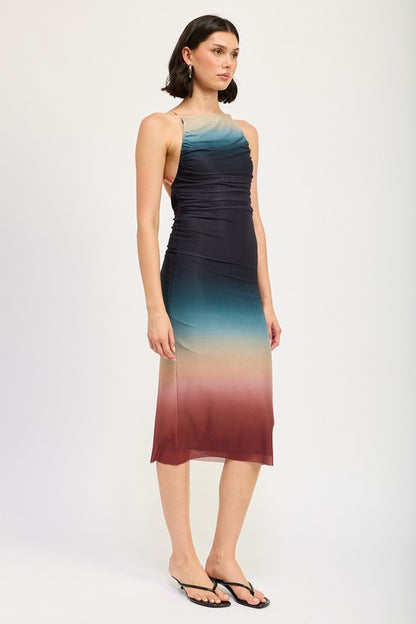 Dusk Halter Dress