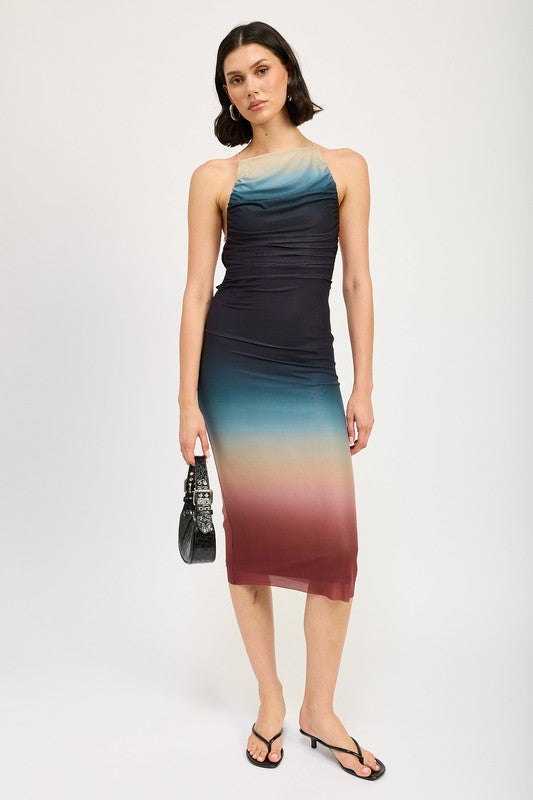 Dusk Halter Dress