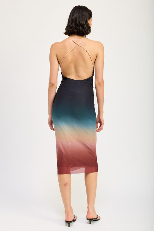 Dusk Halter Dress